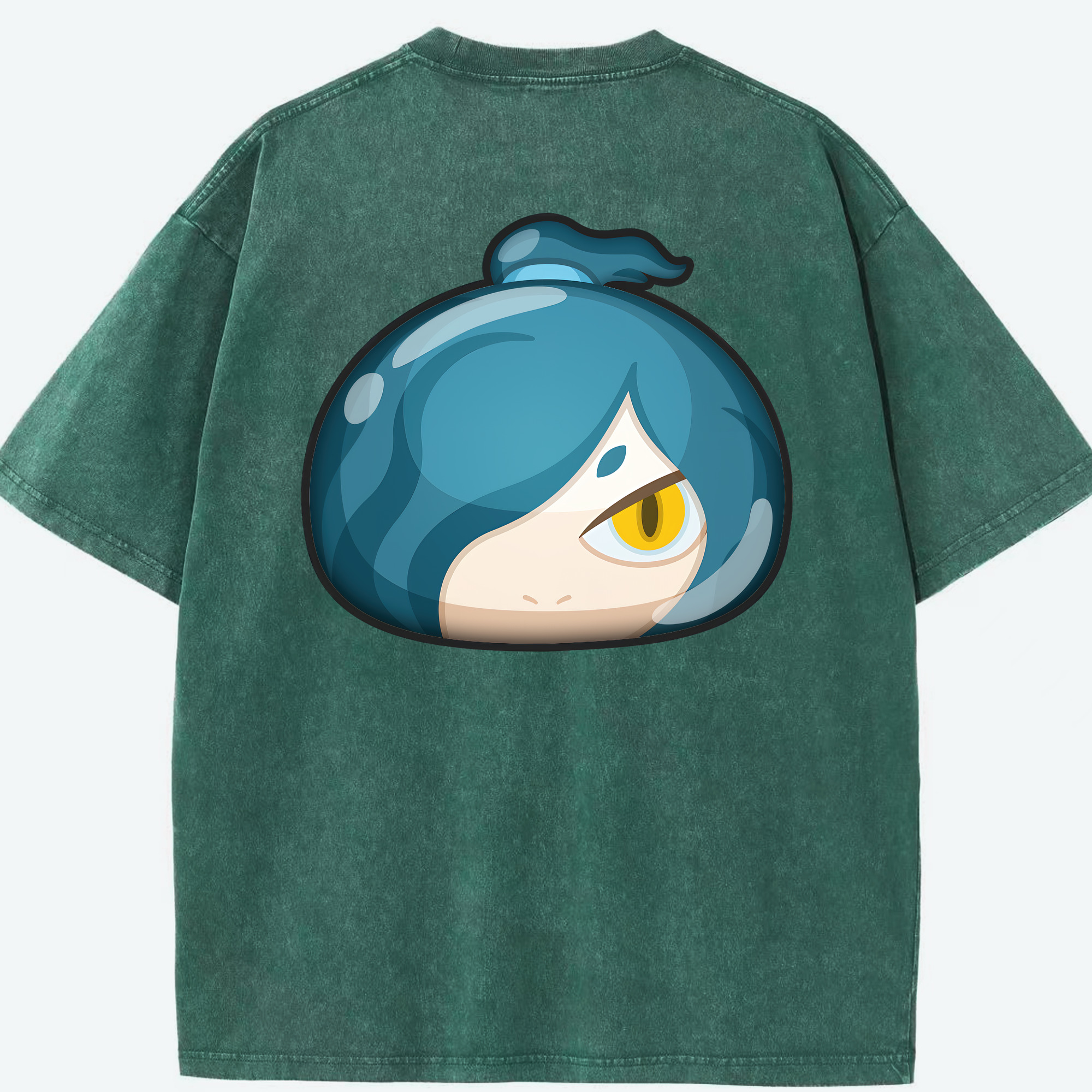 （画像用） 妖怪ウォッチ Yo-kai Watch 綿100% ヴィンテージ風 半袖Tシャツ（背面プリント）